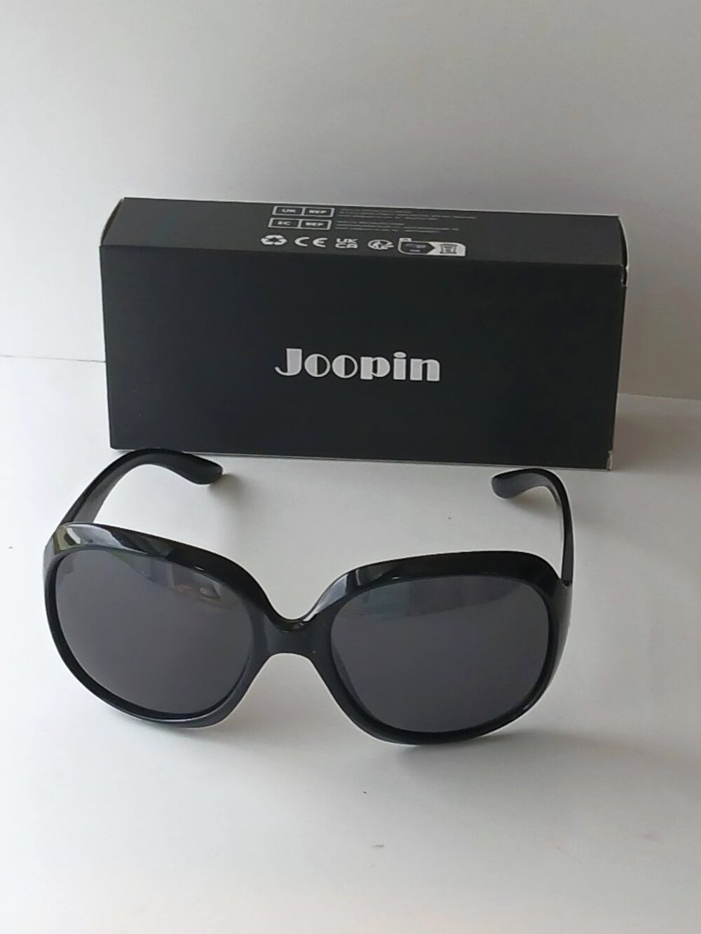 Joopin Oversized Butterfly Style Black Retro Sunglasses,Womens